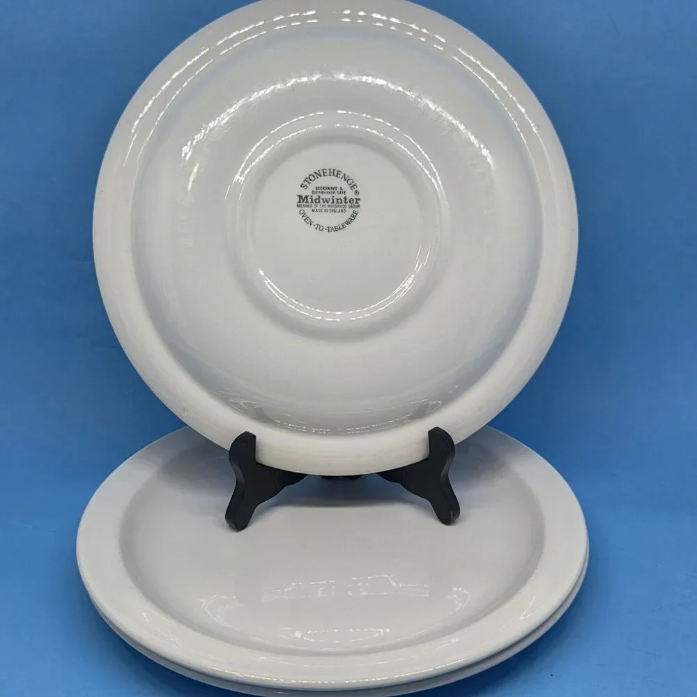 Midwinter Stonehenge Set Of 3 White 10 1/2